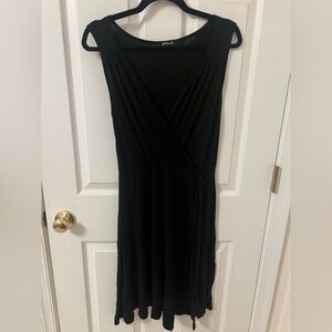 Aiden Black Midi Dress
